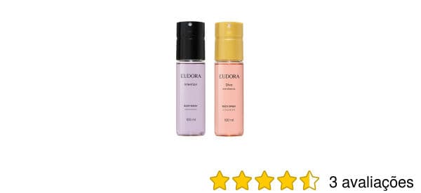 Combo Eudora: Desodorante Body Spray Intention 100ml + Desodorante Body Spray Diva Esplêndida 100ml