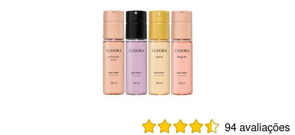 Combo Desodorante Body Spray (4 itens)