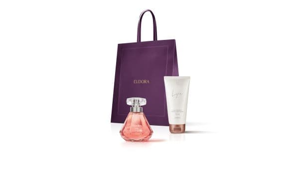 Combo Presente Lyra: Desodorante Colônia 75ml + Loção Corporal 150ml + Sacola